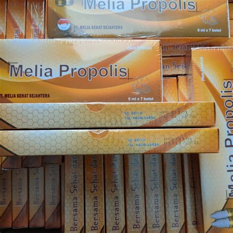 Jual Melia Propolis 6ml HARGA PERBOX Isi 7 Propolis Melia Original