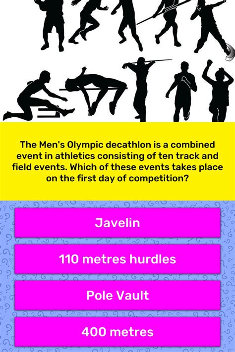Decathlon Events Two Days Ten Events The Need For A Decathlete To