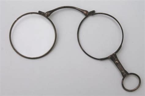 Antique Vintage Eyeglasses Frames Sterling Silver Lorgnette Opera Glasses
