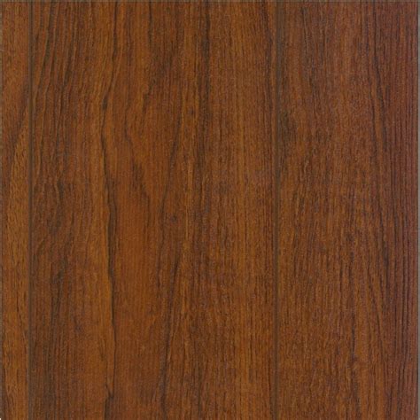 This would mean if you had one damaged piece of laminate in a bad spot, you would have to take out half your floor to repair it. Master's Choice Lakeview Chestnut 5-in W x 4-ft L Embossed ...