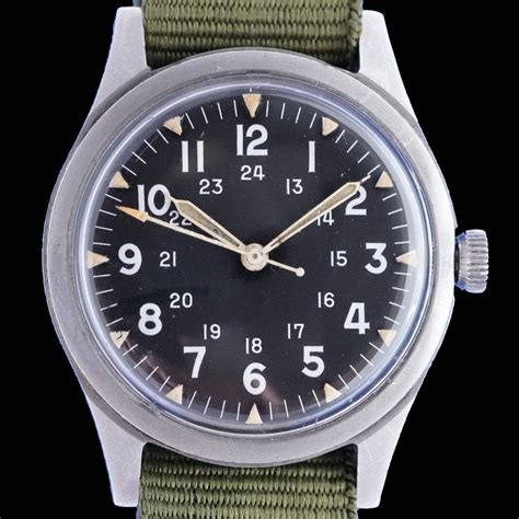 original 1965 vietnam war 16mm nylon webbing watch strap very rare i military industries