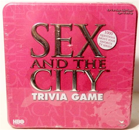 Sex In The City Trivia Game Hbo 1000 Questions T Tin New Sealed Ebay