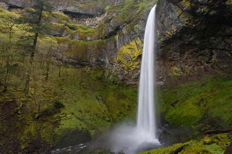 Elowah Falls Oregon United States World Waterfall Database