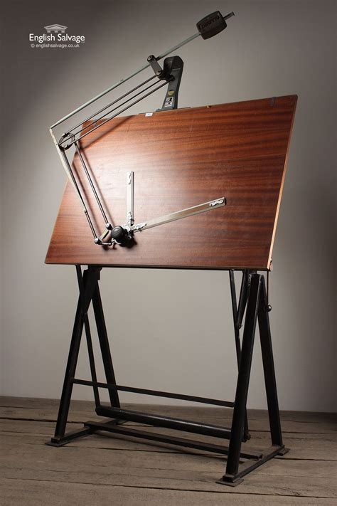 Old Architect Drawing Board With Planimeter Drafting