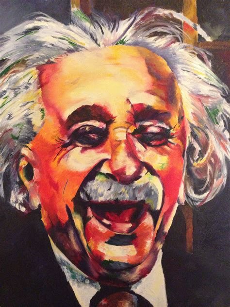 Albert Einstein Oil Painting