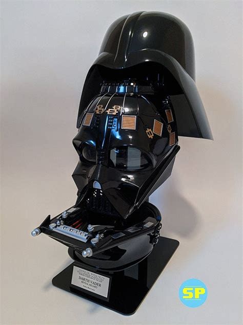 Darth Vader Exploded Helmet Stand For The Hasbro Black Series Etsy