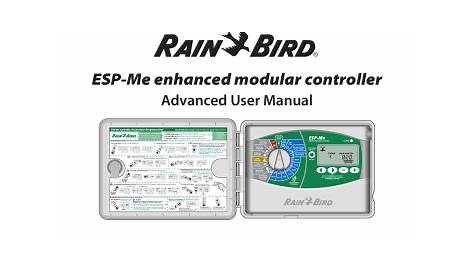 rain bird esp-me user manual