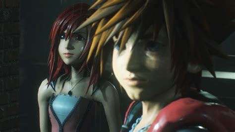 Kairi And Sora Fight The Umbrella Corp And G Virus Kingdom Hearts 3