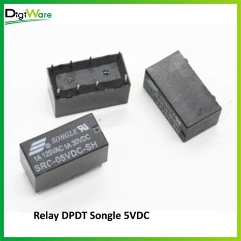 Relay Dpdt Songle 5vdc 1a 125vac Digiware Store