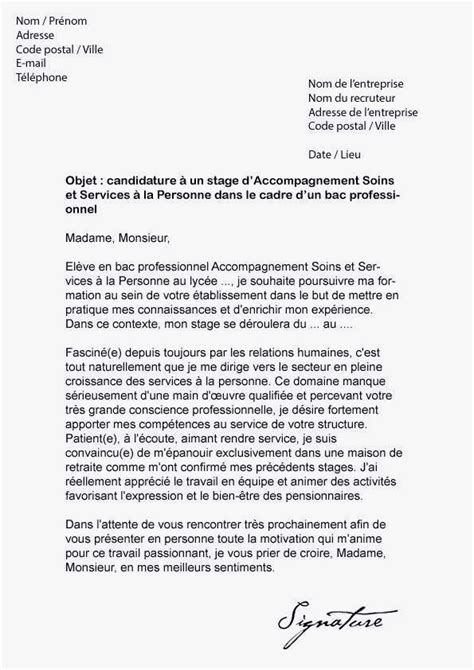 Si votre stage est effectué dans le cadre d'un cursus universitaire, il. Lettre De Motivation Educateur Creche - Ini Huruf t