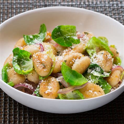 Recipe Crispy Brown Butter Gnocchi With Meyer Lemon Brussels Sprouts