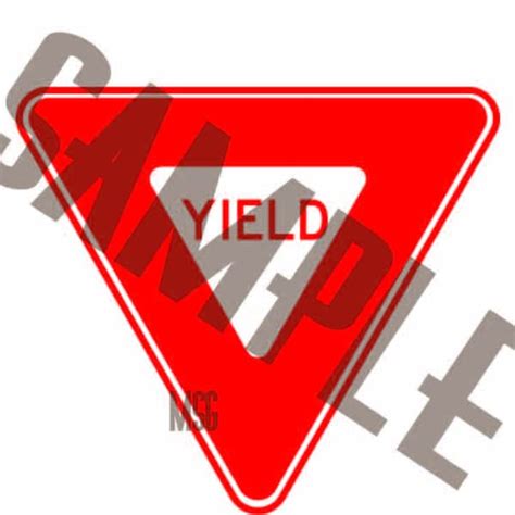 Yield Sign Etsy