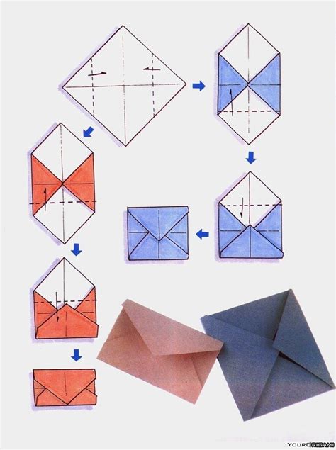 How Make Envelope With Paper Origami