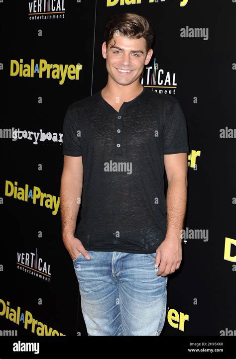 Garrett Clayton Attending Dial A Prayer Premiere Held At The Landmark Theater In Los Angeles