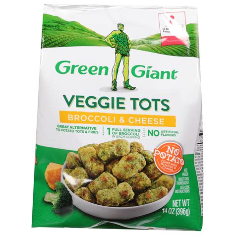 Green Giant Veggie Tots Broccoli And Cheese Frozen 14 Oz