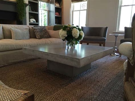 Make Your Own Super Cool Coffee Table From Concrete At Home