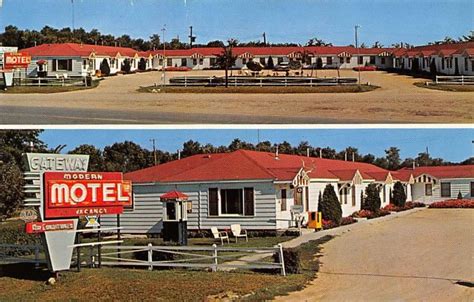 Gateway Motel Oneill Nebraska Roadside Ne Vintage Postcard Ca 1950s