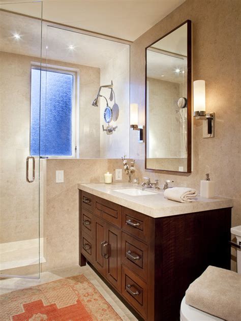 The most popular type, these bathroom vanities have storage in the form of cabinets and drawers. Guest Bath Vanity Home Design Ideas, Pictures, Remodel and ...