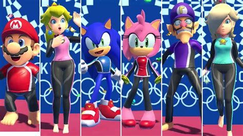 Mario And Sonic At The Olympic Games Tokyo 2020 Surfing All Characters