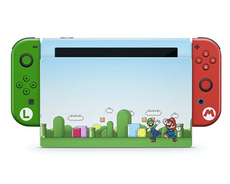 Nintendo Switch Skin Set Officially Licensed By Nintendo Super Mario Mario S Outfit