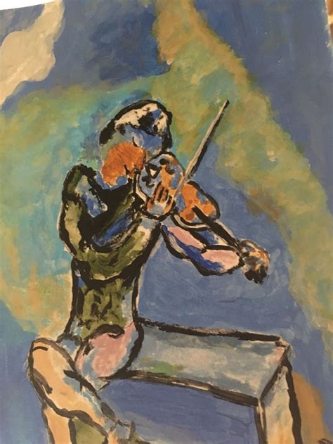 Fiddler Painting Art Fiddler
