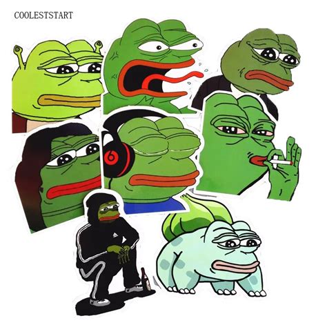 Buy 8pcslot Pepe Sad Frog Funny Sticker For Car