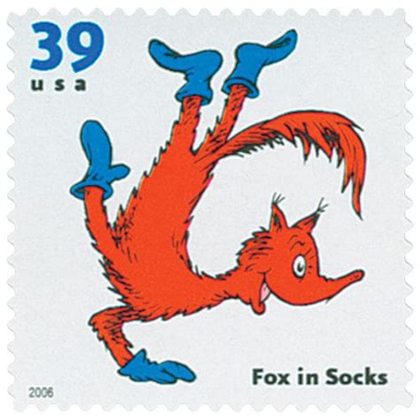 2006 39c Fox In Socks Catalog 3989 For Sale At Mystic Stamp Company
