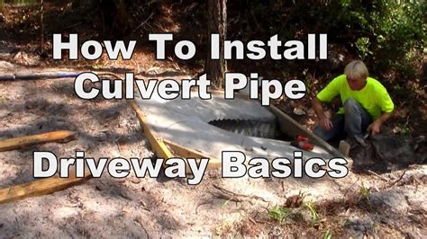 Culvert Work Driveway Basics Do It Yourself Project For Homeowners