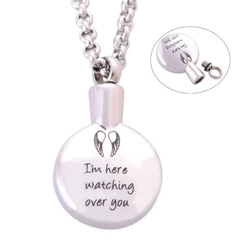 Love Style Memory Jewelry 316l Stainless Steel Cremation Ashes Necklace
