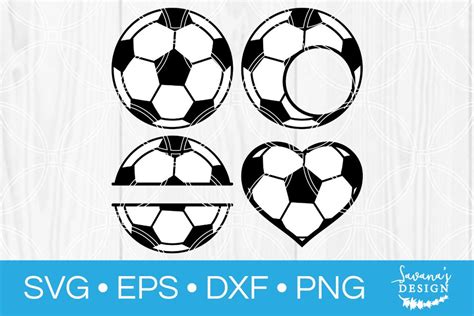 Soccer Svg Bundle Svg Eps Png Dxf Cut Files For Cricut And Silhouette
