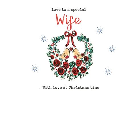 Cards Wife Christmas Card Laura Sherratt Designs Ltd