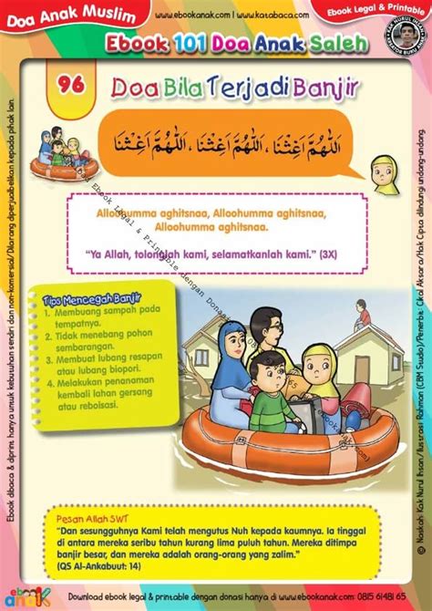 Syekh siti jenar mengembangkan ajaran cara hidup sufi yang dinilai. Ebook 101 Doa Anak Saleh, Doa Bila Terjadi Banjir (98 ...