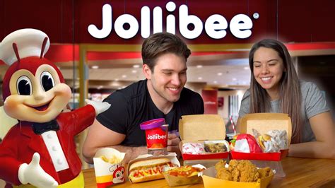 Jollibee Mukbang Foreigners Try Filipino Fast Food For The First Time