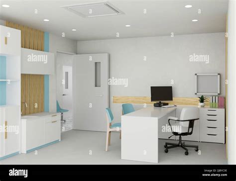 Modern White And Bright Doctor Office Or Medical Office Interior Design