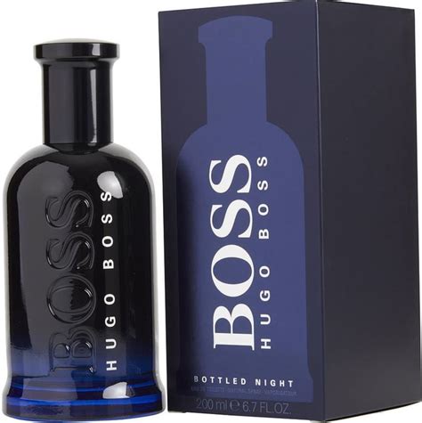 Hugo Boss Cologne Boss Bottled Night EDT Spray 6.8 oz Men's Fragrance ...