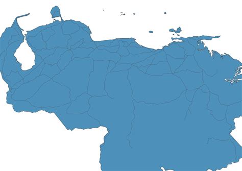 Road Map Of Venezuela Svg Vector Map Of Roads