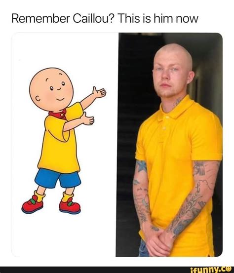 Remember Caillou This Is Him Now Caillou Wtf Funny Funny Laugh