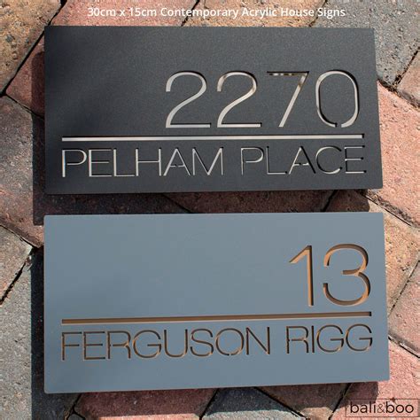 Pin On Contemporary House Signs