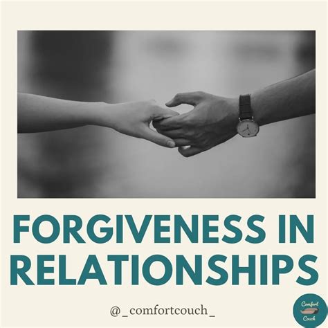 The Benefits Of Practising Forgiveness In Relationships Comfort Couch