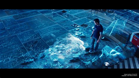 Tony starks iron man suits had to be developed into believable holograms. IRON MAN 3: Simon Maddison - VFX Supervisor - Fuel VFX ...