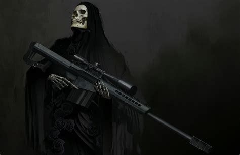 Weapon Holding Government Male Likeness Grim Reaper Human