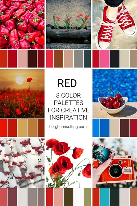 8 Red Color Palettes For Creative Inspiration Bergh Consulting Red
