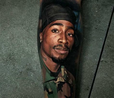 Tupac Shakur Tattoo By Steve Butcher Photo 26107