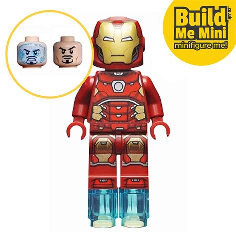 Iron Man Marvel Lego Minifigure Build Me Mini