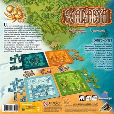 Scarabya Board Game Galápagos Jogos Geek