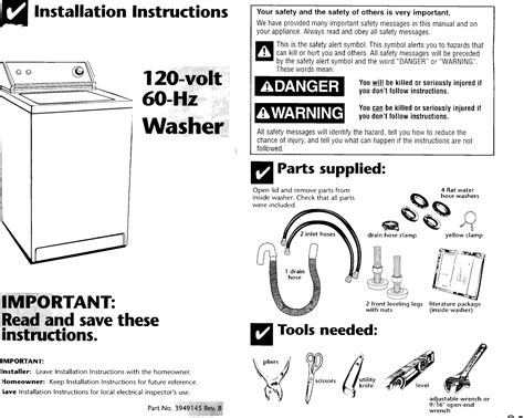Whirlpool Washer Service Manual