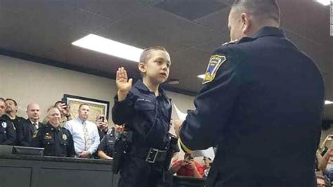 Girl Battling Cancer Fulfills Dream Of Being A Police Officer Cnn