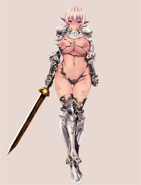 Rule 34 1girls Akina T Armor Big Breasts Bikini Armor Elf Knight
