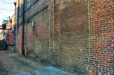 Alley Wall Of Bricks Hdr Flickr Photo Sharing