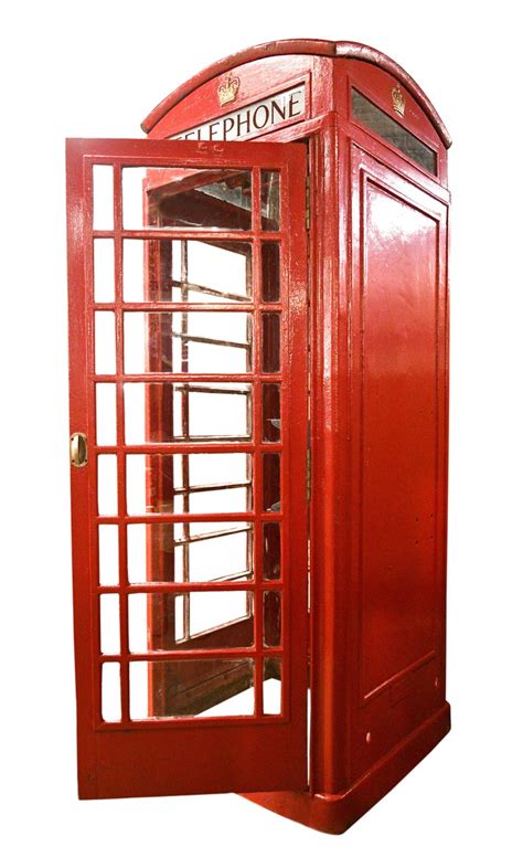 Red British K6 Telephone Booth At 1stdibs